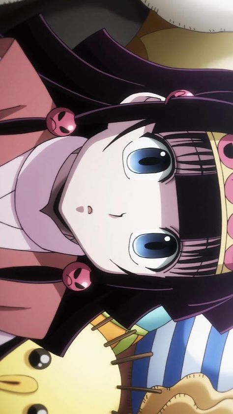 Alluka Zoldyck Wallpaper, Alluka Wallpaper, Hxh Alluka, Alluka Hxh, Rectangle Wallpaper, Wall Drawing Ideas, Alluka Zoldyck, Hunter Anime, Anime Wall Art