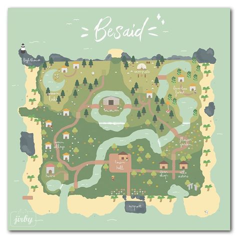 Cottage Core Animal Crossing, Cottagecore Animal Crossing, Acnh Cottagecore, Map Layout, Animal Crossing 3ds, Ac New Leaf, Animals Crossing, Animal Crossing Funny, Animal Crossing Guide