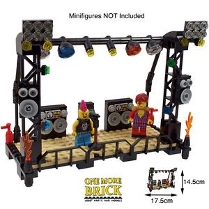 Lego Music, Music Stage, Lego Furniture, Lego Christmas, Lego Diy, Lego Modular, Lego Robot, Lego Trains, Lego Creative