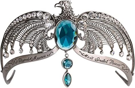 The Noble Collection Harry Potter Ravenclaw Diadem - 5.5in (14cm) Silver Plated Diadem Prop Replica - Officially Licensed Film Set Movie Props Gifts Jewellery : Amazon.co.uk: Fashion Ravenclaw Diadem, Noble Collection Harry Potter, Ravenclaw Pride, Harry Potter Merch, Noble Collection, Ravenclaw House, Glow Jewelry, Harry Potter Disney, Magical Accessories