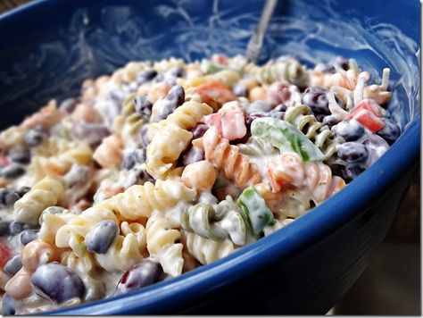 Tex Mex Pasta Salad, Tex Mex Pasta, Cold Chicken Pasta Salad, Pasta Food Recipes, Chicken Pasta Salad Recipes, Grilled Chicken Strips, Tex Mex Chicken, Chicken Ranch Pasta, Ranch Salad