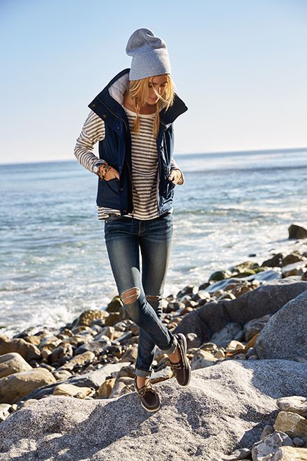 autumn classic #sperry: Minimalisticky Chic, Fall Lookbook, Boating Outfit, Camping Outfits, Tomboy Outfits, Mode Casual, Looks Street Style, Casual Fall Outfits, Looks Style