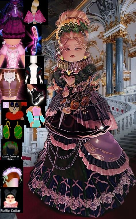 Victorian Outfit Royale High, On The Farm Outfit Royale High, On The Farm Outfit, Princess Royale High Outfits, Detailed Royale High Outfits, Royal High Scene Outfits, Rh Outfit Ideas Cheap, Royale High Boy Outfits Tutorial, Royale High Victorian Outfit