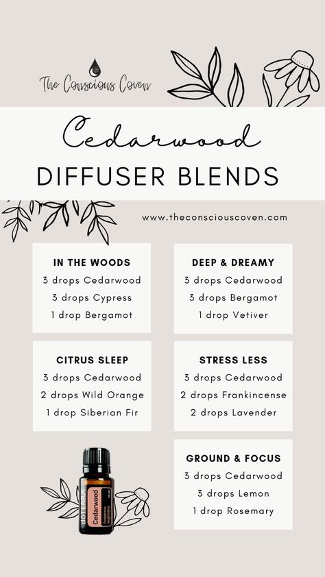 Sophisticated Essential Oil Blends, Doterra Cedarwood Diffuser Blends, Essential Oil Blends Cedarwood, Doterra Cedarwood Uses, Clean Smelling Essential Oil Blends, Essential Oil Diffuser Blends Recipes Health, Essential Oil Blends With Cedarwood, Masculine Oil Blends, Cedar Wood Diffuser Blends