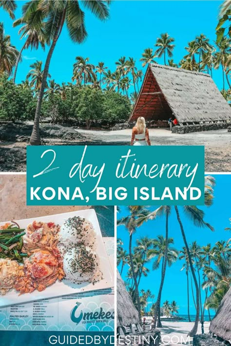 In this 4 Day Big Island Hawaii itinerary you'll learn everything from the best restaurants in Kona to the best things to do on the Big Island of Hawaii. It's split into 2 days in Kona and 2 days in Hilo. Fun activities in Kona like swimming with giant manta rays, and a guide to Volcanoes National Park. Big Island Hawaii Itinerary, Things To Do In Kona Hawaii, Big Island Hawaii Things To Do, Big Island Itinerary, Hawaii 2023, Kona Island, Hawaii Tips, Hawaii Birthday, Giant Manta