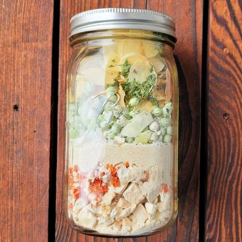 Vegetable Soup In A Jar Recipe Dry Mixes, Dehydrated Soup In A Jar, Single Serve Soup In A Jar, Lasagna In A Jar, Freeze Dried Soup In A Jar, Dry Food Recipes, Potato Soup In A Jar Recipe, Meals In Jars Recipes, Soups For Freezer