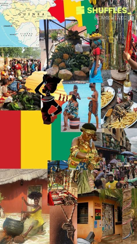 Guinea Africa, Ghana Culture, Guinea Conakry, Mali Flag, Cameroon Flag, Beautiful Beaches Paradise, Black Lives Matter Art, Africa Flag, I Love Being Black