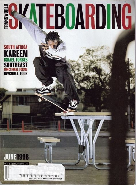 Kareem Campbell, Skate Pics, Tattoo Skate, 90s Skateboarding, Skateboarding Magazine, Mike Carroll, Transworld Skateboarding, Skateboard Magazine, Skateboard Photos