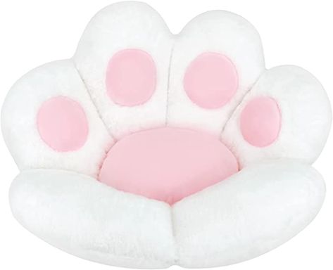 Floor Seating Cushions, Office Chair Cushion, Lazy Sofa, Office Room Decor, Chair Seat Cushion, Floor Seating, Office Room, White Chair, Bear Paws