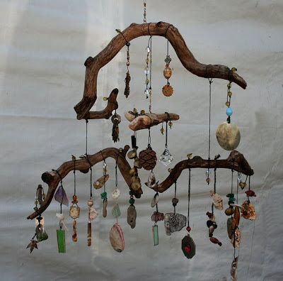 Twig Art, Deco Nature, Diy Wind Chimes, Witchy Crafts, Driftwood Crafts, Driftwood Art, Nature Crafts, Room Inspiration Bedroom, Wind Chime