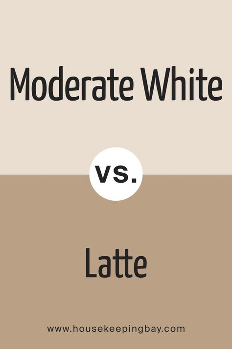 Moderate White SW 6140 vs Sherwin-Williams SW 6108 Latte Sw Moderate White, Sherwin Williams Latte, Coordinating Paint Colors, Home Wall Colour, Sherwin Williams Colors, Gray Paint, Interior Paint Colors, Paint Palette, Neutral Palette