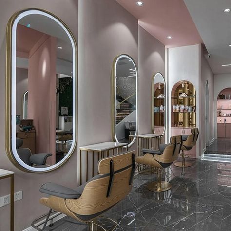 💫 Enhance every client’s experience with the perfect glow from our Oval LED hair & beauty salon mirror ✂️ Your perfect space awaits! ✨ Let’s create something unique together. 📞 Details below! 👇 📞 +1 (213) 797-6027 ✉️ info.mimirror@gmail.com 🌐 www.mi-mirror.com #nailsalondesign #hairsalondesign #modernsalon #barbershop #saloninteriors #saloncollection #salonfurniture #gammabross #beautywonders #beautysaloninterior #beautysalondesign #illuminatedmirror #ledmirror #wallmirror Salon Mirror, Mirror Interior Design, Salon Mirrors, Hair Beauty Salon, Hair Salon Design, Hair Salon Decor, Nail Salon Design, Beauty Salon Design, Beauty Salon Interior