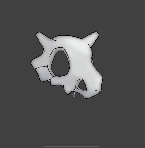 Cubone Tattoo Design, Skeleton Pokemon Tattoo, Cubone Skull Tattoo, Pokemon Skull, Cubone Tattoo, Blastoise Tattoo Black And White, Cubone Skull, Sylveon Tattoo Black And White, Minecraft Tattoo