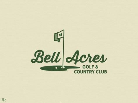 Golf Logo Design, Golf Logo, Golf Design, Logo Design Ideas, Logo Design Art, Golf Brands, Vintage Golf, Minimalist Logo Design, Unique Logo