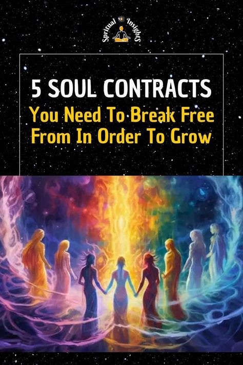 5 Soul Contracts You Need To Break Free From In Order To Grow Breaking Soul Contracts, Soul Contract Spiritual, Mediumship Development, 5d Consciousness, Kundalini Shakti, Soul Contracts, Awakenings Movie, Spiritual Lifestyle, Witch Balls