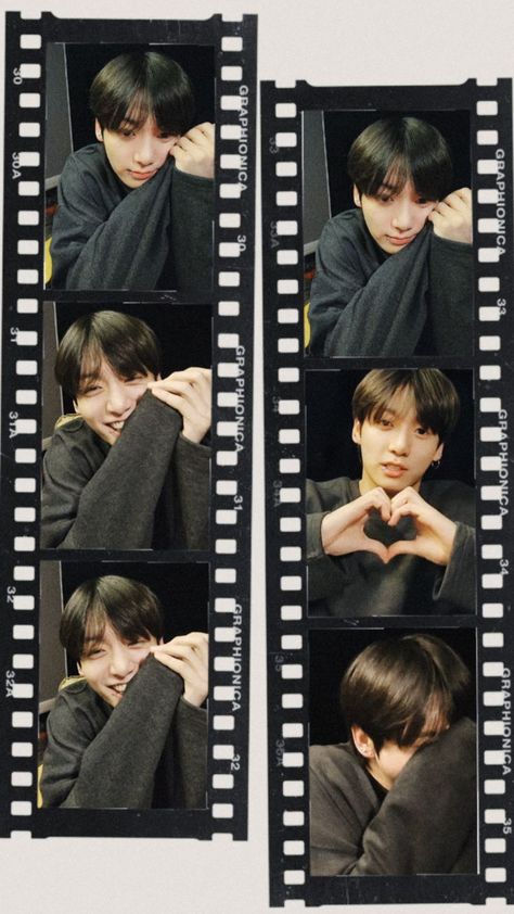 Jungkook Photo Strip, Jungkook Collage Photo, Jungkook Sticker Aesthetic, Jungkook Polaroid Printable, Jungkook Film Strip, Jungkook Photocard Printable, Jungkook Scrapbook, Photo Collge, Jungkook Sticker Printable