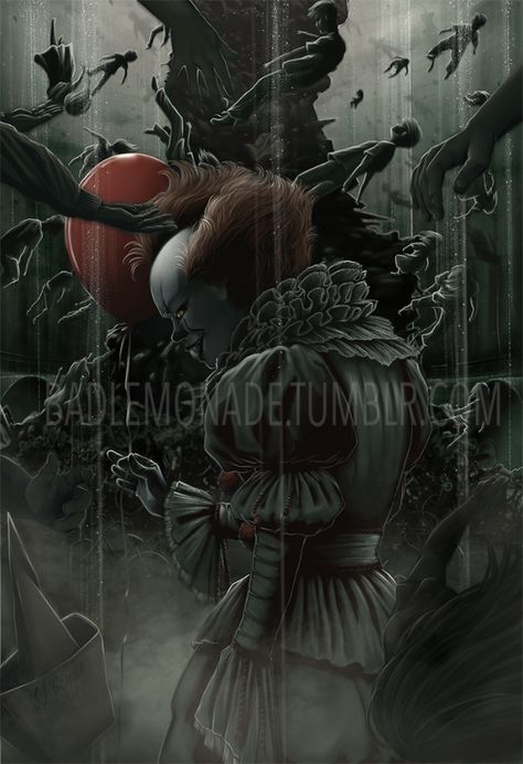 Pennywise Wig, Pennywise Fan Art, Es Pennywise, Bill Skarsgard Pennywise, We All Float Down Here, Stephen Kings, Horror Photos, It The Clown, Clown Horror