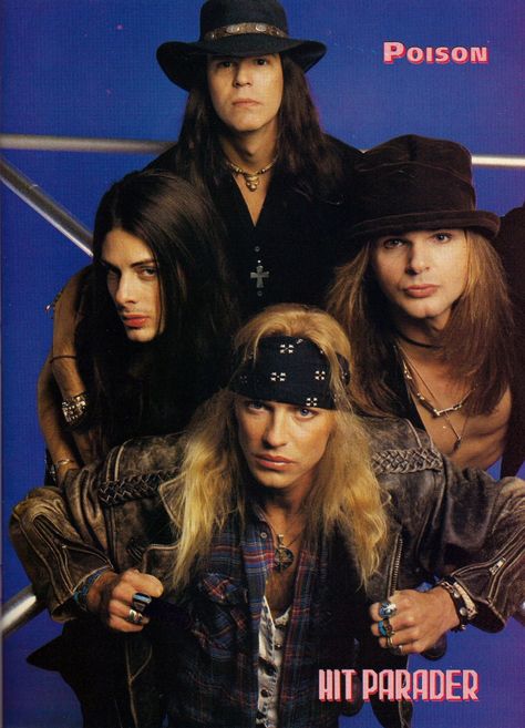 80's Hard Rock & Metal Poison The Band, Poison Rock Band, Poison Band, Bret Michaels Band, Bret Michaels Poison, 80s Metal Bands, Danger Danger, Arte Heavy Metal, 80s Hair Metal