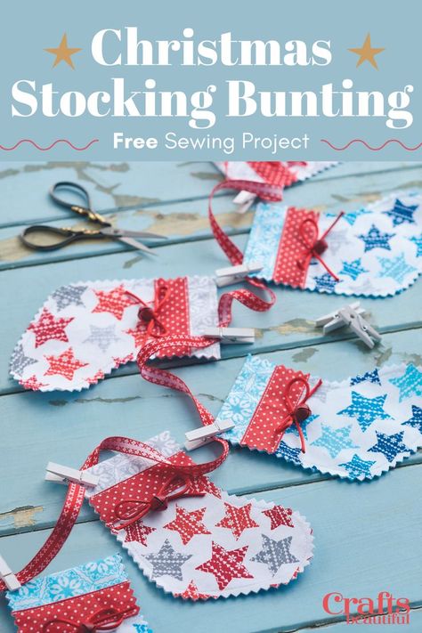 Paper Crafting Projects, Sewing Projects Free, Christmas Bunting, Easy Christmas Diy, Christmas Sewing, Crafts Beautiful, Puddings, Free Christmas, Paper Craft Projects