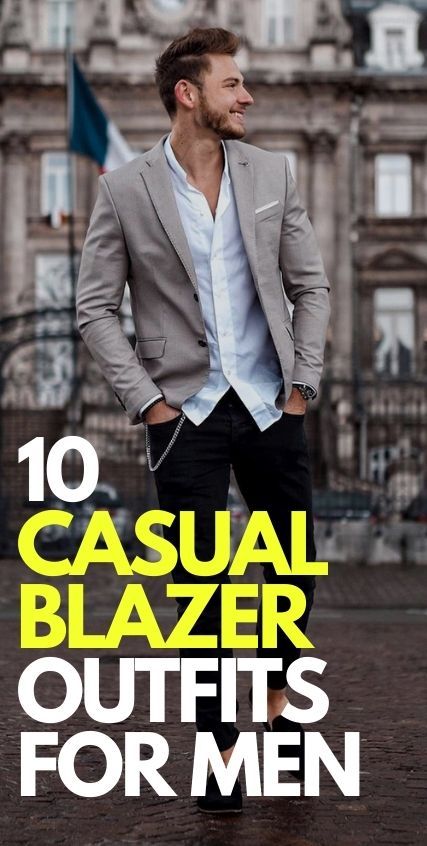 Casual Blazer Outfits for Men Casual Outfit With Blazer Men, Informal Blazer Outfit Men, Men’s Blazer Outfits With Jeans, Blazer Shirt Men, How To Style Blazer Men, Men’s Summer Blazer Outfits, Men Blazers Casual, Casual Black Blazer Outfits Men, Business Casual Blazer Outfits Men