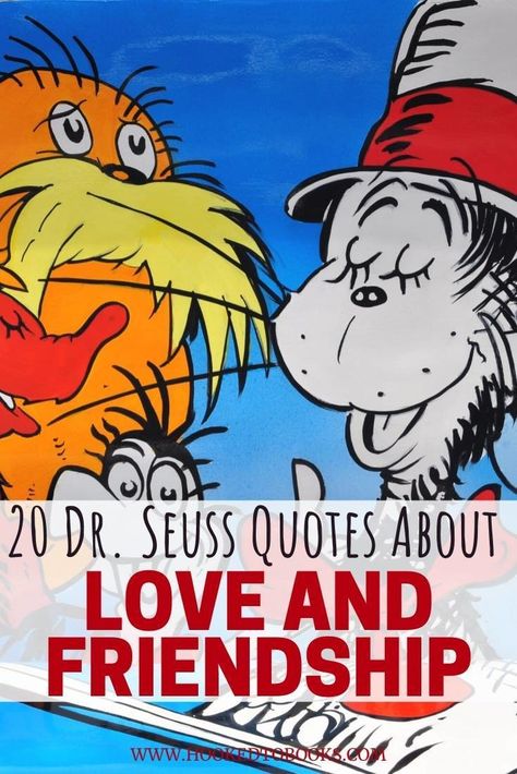 Some of Dr. Seuss's best quotes are about love and relationships. Dr. Seuss love quotes inspire us and make us feel thankful for each and every day. Best Dr Seuss Quotes, Quotes Dr Seuss, Quotes From Childrens Books, Live By Quotes, Bookish Quotes, Inspirational Funny, Dr Seuss Quotes, Feeling Thankful, Poems Quotes