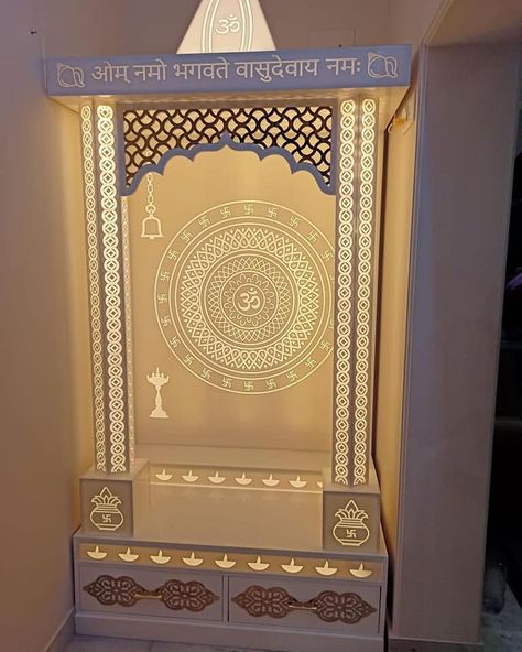 We are Manufacturer In Customize Designer Corian Temple In NOIDA, Contact Us- 9560191920, 9560090534 Corian Temple, Wall Wardrobe Design, Tv Unit Furniture Design, Mandir Design, Tv Unit Furniture, Small House Elevation, Temple Design For Home, Small House Elevation Design, Pooja Room Door Design