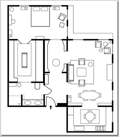 Carrie and Big's apartment. Big Apartment Floor Plan, Apartment Building Layout, Tv Interior Design, Decorating Small Spaces Apartments, Big Apartment, Tv Interior, Apartment Living Room Layout, Apartment Organization Diy, Carrie And Big