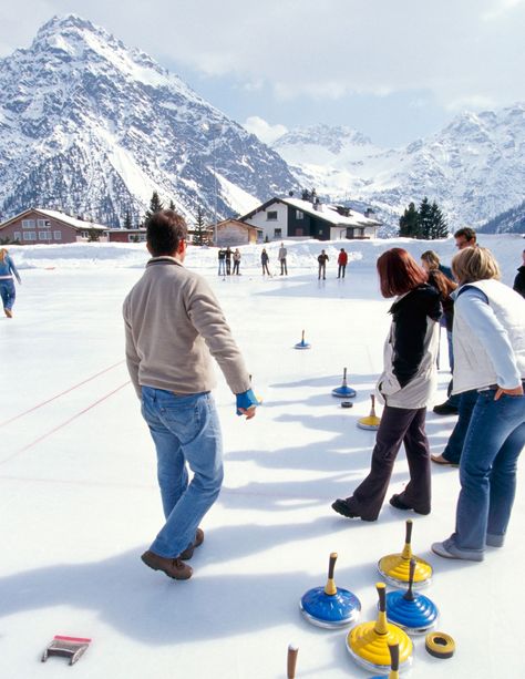 Curling Sport Aesthetic, Curling Sport, Backyard Rink, Town And Country Magazine, Sport Aesthetic, Ernie Banks, Country Magazine, Bond Girl, Sports Aesthetic