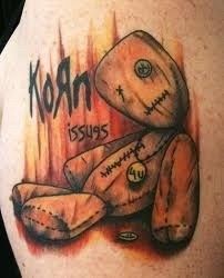 korn issues tattoo Tool Band Tattoo, Korn Issues, Music Lyric Tattoos, Voodoo Doll Tattoo, Voodoo Art, Tattoo Music, Lyrics Tattoo, Doll Tattoo, Doll Drawing