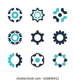 Mechanical Design Logo, Wheel Logo Design, Gear Logo Design Ideas, Sakura Logo, Gear Logo Design, Gear Wheel Logo, Gear Wheel Illustration, Icon Gear, Logo Design Elements