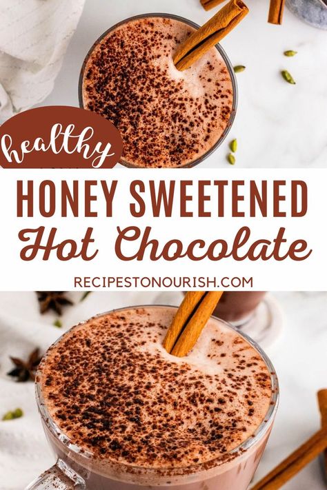 Hot Chocolate Recipes Healthy, Hot Cocoa From Scratch, Hot Cocoa Recipe Stovetop, Hot Chocolate From Scratch, Sugar Free Hot Chocolate Recipe, How To Make Healthy Hot Chocolate, Whole 30 Hot Chocolate, Single Serve Hot Chocolate, Healthy Hot Cocoa