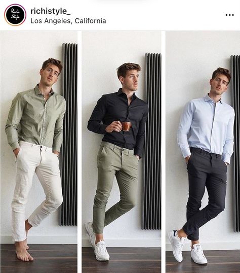 Eboy Aesthetic Outfits, Olive Green Pants Outfit, Chinos Men Outfit, Green Pants Men, Khakis Outfit, Green Pants Outfit, Pants Outfit Men, Olive Green Pants, Smart Casual Men