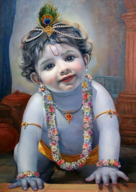 Krishna Childhood Images, Krishna Childhood, Shree Krishna Images, Childhood Images, Krishna Drawing, Shree Krishna Wallpapers, Dragon Ball Painting, Little Krishna, Lord Krishna Hd Wallpaper