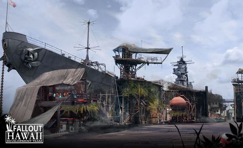 Fallout 4 Concept Art, Pearl Harbour, Fallout Rpg, Fallout Fan Art, Fallout Concept Art, Fallout Game, Fallout Art, Fallout 3, Fallout New Vegas