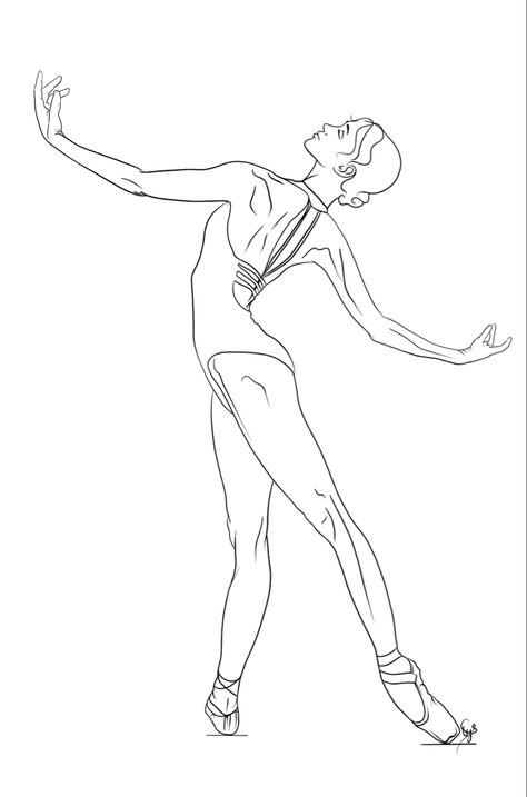 Ballerine in dance Ballerina Drawing Poses, Drawing Lighting, Dance Drawing, Pen Tricks, Ballet Drawings, Ballerina Drawing, Dancing Drawings, Ballet Dancing, Model Sketch