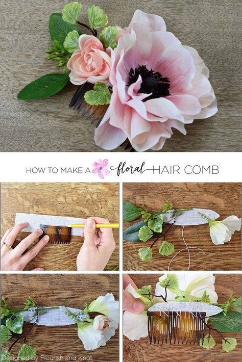 Diy Floral Crown, Wig Holder, Bridesmaid Diy, Diy Wedding Hair, Hair Accessories Wedding, Floral Comb, Floral Hair Combs, Accessories Wedding, Wedding Diy