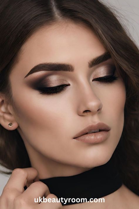 Maquillaje Smokey Eyes, Smokey Eye Makeup Steps, Black Smokey Eye Makeup, Smokey Eye Makeup Look, Black Smokey Eye, Prom Makeup Looks, Ootd Instagram, Smokey Eye Tutorial, Smokey Eye Makeup Tutorial