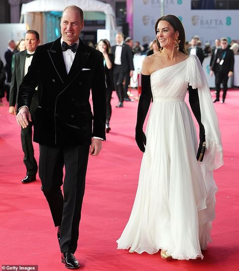 Bafta 2023, Royal Etiquette, Bafta Red Carpet, Principe William Y Kate, Düşes Kate, Princess Katherine, Principe William, Reine Elizabeth Ii, Wales Family