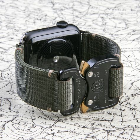 "➖ MADE IN USA ➖ Pre-Formed band Comfort Technology  ➖ Handcraft  - 100% Nylon Webbing Military Grade ➖ Designed for Apple Watch 49/45/44/42mm - Series 8/7/6/5/4/3/2/1/SE and Ultra ➖ Elite-Quality Buckle: Stainless Steel and Aluminum (No PEE) ➖ Quick and Easy Clip/Release ➖ Breathable and Waterproof Our band is made from premium quality Nylon Webbing and are designed to replace a stock Apple Watch band. This is a unisex watch accessory . Our designs are meant to be stylish and practical. Simple Apple Watch Ultra Bands, Watch Accessory, Drukarka 3d, Bracelet Apple Watch, Apple Watches, Apple Watch Ultra, Sport Armband, Apple Watch Models, Unisex Watches