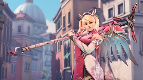 Mercy Witch, Mercy Pfp, Mercy Ow, Mercy Fanart, Pink Mercy, Overwatch Icons, Video Game Wallpapers, Overwatch Characters, Overwatch Mercy