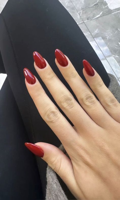 Bring out your inner elegance with 25 Wine Red Nails 2024: Top Looks and Trends! Shades like dark ruby, burgundy, and deep rose are perfect for creating a polished, sophisticated look. Ideal for adding a touch of class to any outfit! #WineRedNails #ClassicStyle #AutumnNails Ruby Red Almond Nails, Wine Red Nails, Colourful Nails, Smink Inspiration, Makijaż Smokey Eye, Colorful Nails, Classy Acrylic Nails, Autumn Look, Thanksgiving Nails