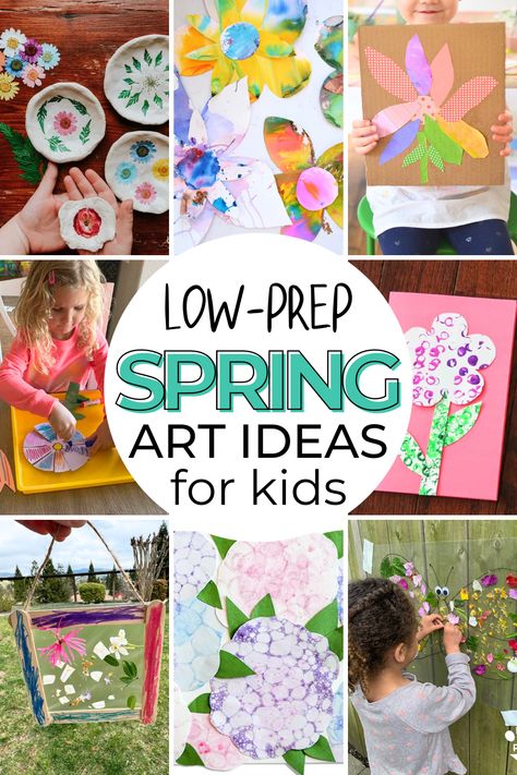 What are the best spring art activities for preschool kids? Here are 20+ of our favorite easy to set up spring art projects kids will love! I've enjoyed doing many of these with my kids and my toddler and preschool classes. Parents and teachers will love these too because they encourage kids to build their fine motor skills and explore creative art processes. Spring Theme Art Preschool, Garden Art Preschool, Spring Art Activities, Art Activities For Preschool, Art Projects Kids, Process Art Preschool, Spring Theme Preschool, Spring Arts And Crafts, Preschool Program