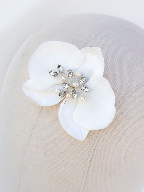 Beaded Orchid, Orchid Hair, Flower Head Wreaths, Bridal Wedding Hair, Hair Flowers, Bridal Comb, Hair Flower, Wedding Hair Flowers, Bridal Hair Pieces