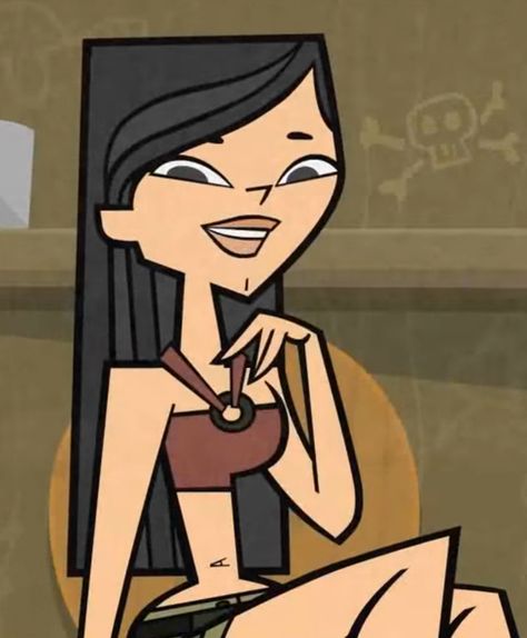 Heather Icon Total Drama, Total Drama Aleheather, Heather Total Drama Pfp, Total Drama Island Heather, Blurry Colors, Tdi Icons, Heather Pfp, Heather Tdi, Tdi Pfps