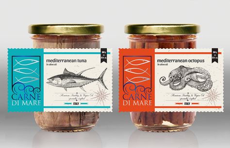 Canned Fish Packaging, Packaging Moodboard, Dried Fish, Gfx Design, Luxury Packaging Design, Jar Packaging, Graphisches Design, Beer Design, Box Packaging Design