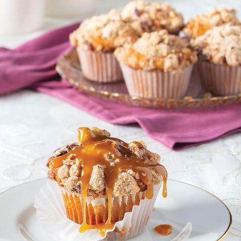 Pecan Streusel gives these bananas Foster-inspired muffins a delightful crunch. Save Recipe Print Bananas Foster Muffins   Ingredients ½ cup unsalted butter, melted 1 cup sugar ¾ cup mashed ripe banana (about 2 medium bananas) 1 large egg 1 tablespoon dark rum 1⅔ cups all-purpose flour 1 teaspoons baking powder 1 teaspoon ground cinnamon ½ … Crawfish Bread, Louisiana Cuisine, Bananas Foster, Caramel Recipes, Dark Rum, Chopped Pecans, Ripe Banana, Southern Recipes, Ground Cinnamon