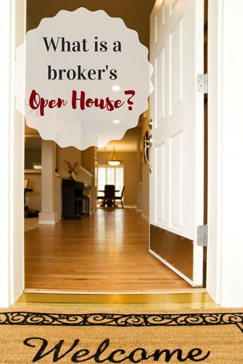 If you’re trying to sell your home, it’s likely your real estate agent has suggested hosting a broker’s open house. Not sure what it is? Here’s what you need to know and how to decide how to make the most of this marketing opportunity. Open House Parties, Open House Real Estate, Real Estate Career, Sell Your Home, Real Estate Broker, Selling House, Real Estate Marketing, Renting A House, Estate Agent