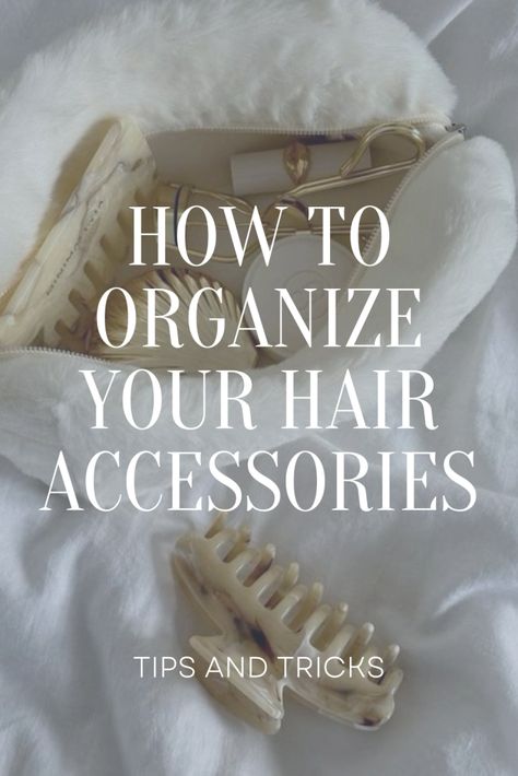 How to Organize Hair Accessories, hair accessories, how to organize hair clips, hair accessories, organization How To Organize Hair Clips, Organize Hair Accessories, Hair Clip Organization, Hair Clip Organizer, Hair Tie Holder, Small Hair Clips, Makeup Organization Vanity, Organizing Hair Accessories, Fall Nail Trends