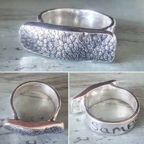 "Partial dog nose ring made to order and cast in our studio. \n\n#rings #dogjewelry #dognose #petcremation #petnose #petjewelry #silverdog" Nose Ring Jewelry, Fingerprint Ring, Cat Nose, Paw Print Necklace, Pet Cremation, Dog Nose, Dog Jewelry, Unusual Jewelry, Pet Paws