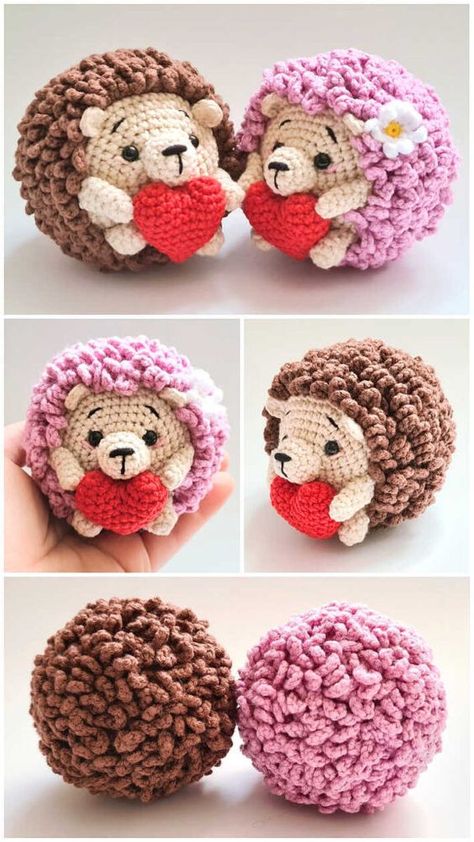 Amigurumi Baby Hedgehog Crochet Free Pattern Amigurumi Hedgehog, Hedgehog Crochet, Crochet Hedgehog, Free Crochet Amigurumi, Crochet Applique Patterns Free, Double Crochet Decrease, Easy Crochet Animals, Baby Hedgehog, Crochet Christmas Decorations